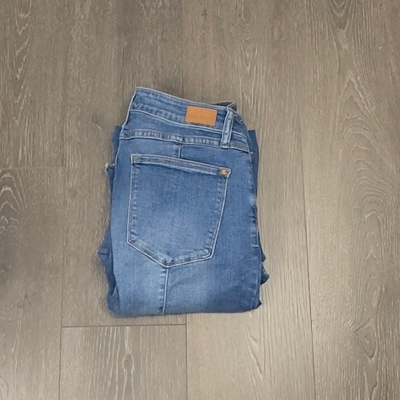 Judy Blue Full Size High Rise Flare Jeans with Pockets Plus Size main image 1